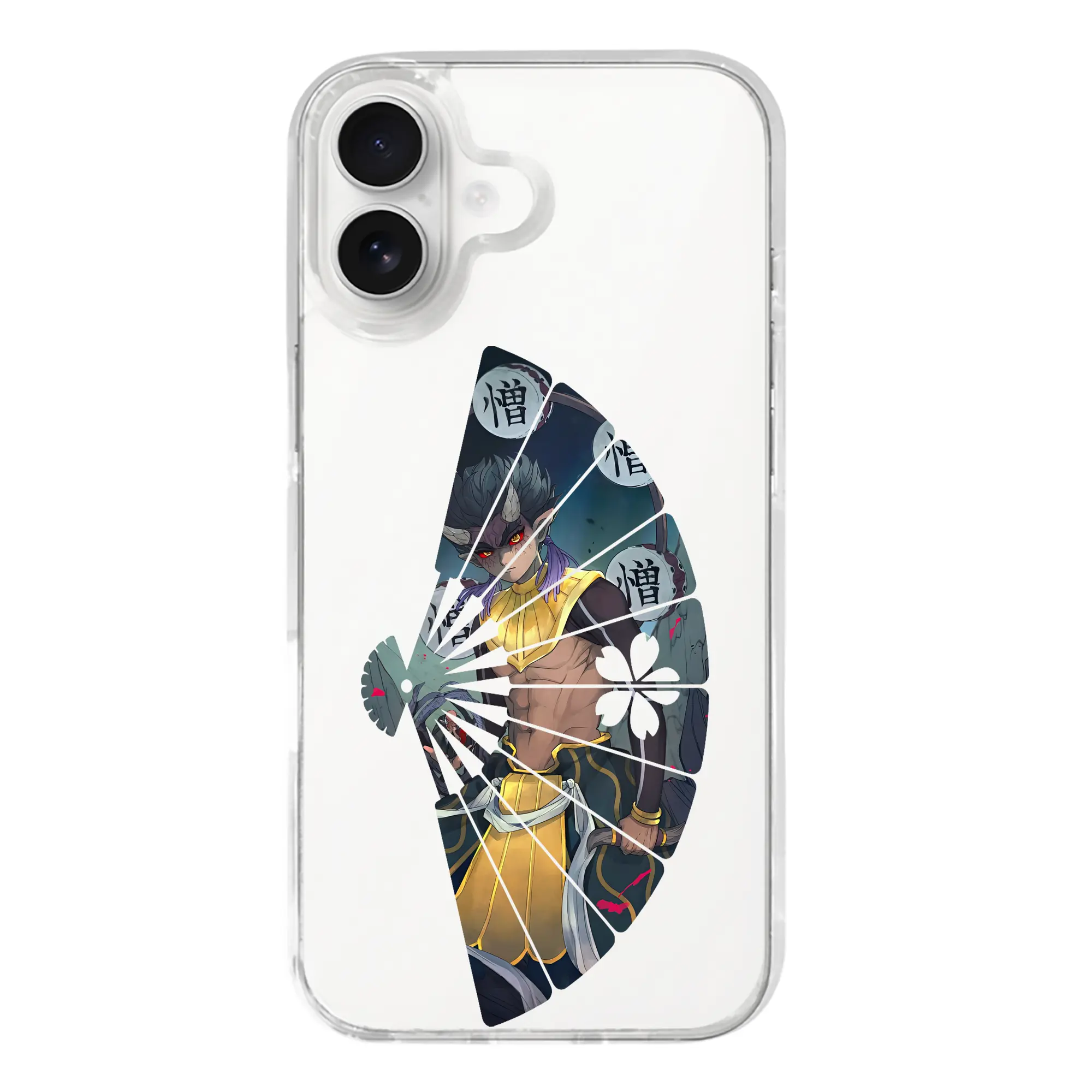 鬼滅の刃 グッズ,半天狗 - iPhone 17シリーズ 透明スマホケース – 薄型・耐衝撃・精密フィット保護カバー